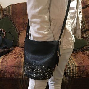 Coach Leather Studded purse